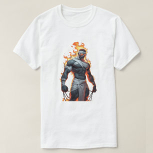 Camiseta de Halloween Fiery Mummy