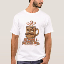 Camiseta de Halloween fuerte y sin azúcar