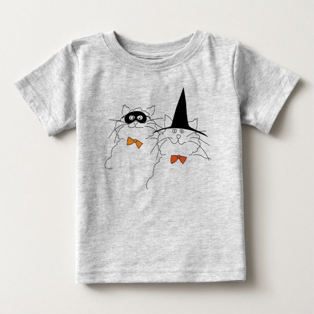Camiseta de Halloween Gatuna (Anverso)