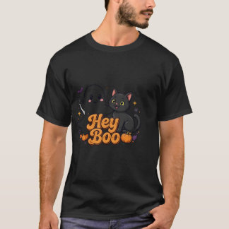 Camiseta de Halloween Hey Boo