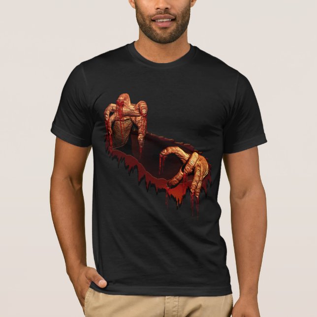 Camiseta de Halloween Horror Zombie Tee Shirt no-m (Anverso)