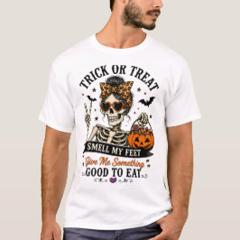 Camiseta de Halloween Huele Mis Pies Truco o Trato