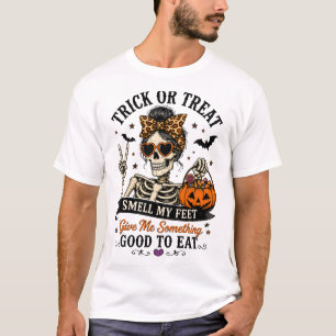 Camiseta de Halloween Huele Mis Pies Truco o Trato