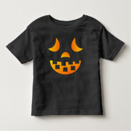Camiseta de halloween Jack-o'-lantern Face Toddler