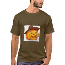 Camiseta de Halloween Jack-O-Lantern para hombres