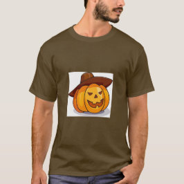 Camiseta de Halloween Jack-O-Lantern para hombres