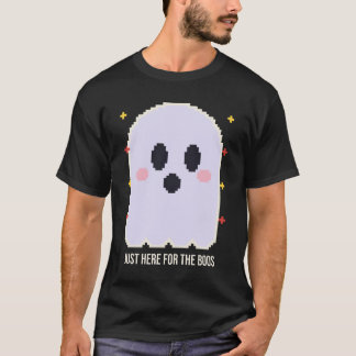 Camiseta de Halloween Just Here for the Boos Pixel