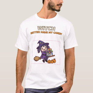 Camiseta de Halloween "La Bruja Mejor Tiene Mi Car