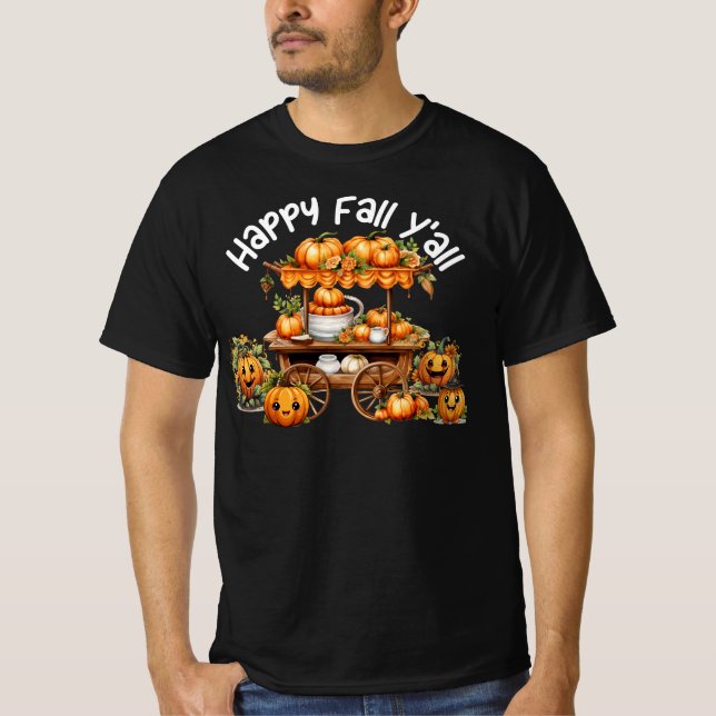 Camiseta de Halloween, linda camiseta de temporada (Anverso)