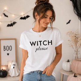 Camiseta de Halloween Modern Witch Please – Funny