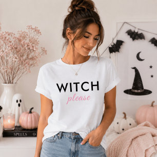 Camiseta de Halloween Modern Witch Please – Funny