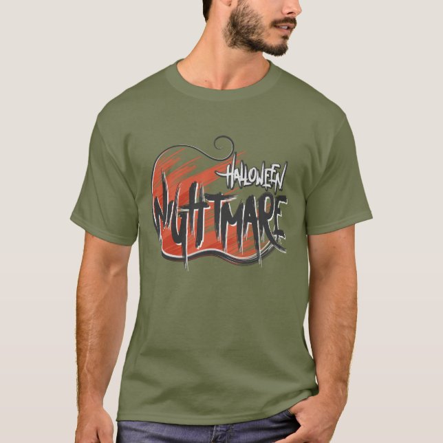 Camiseta de Halloween Nightmare Mens (Anverso)