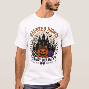Camiseta de Halloween Noches Embrujadas y Delicias