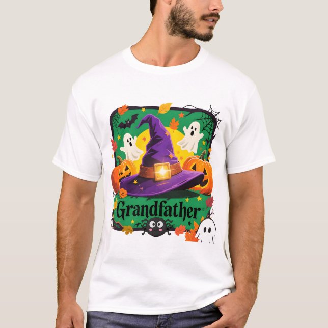 Camiseta de Halloween para Abuelo (Anverso)