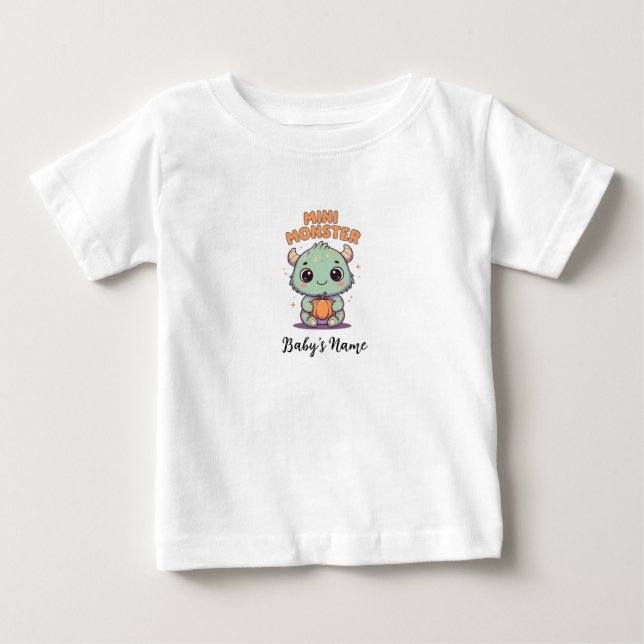 Camiseta de Halloween para bebé personalizada Mini (Anverso)