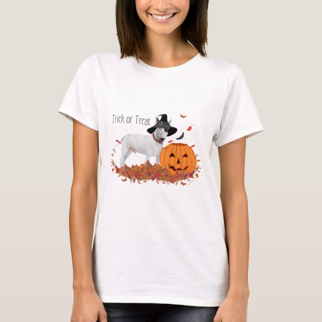 Camiseta de Halloween para Bull Terriers (Anverso)