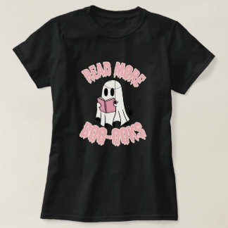 Camiseta de Halloween para el libro fantasma lindo