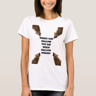 Camiseta de Halloween para lobos de rockeros