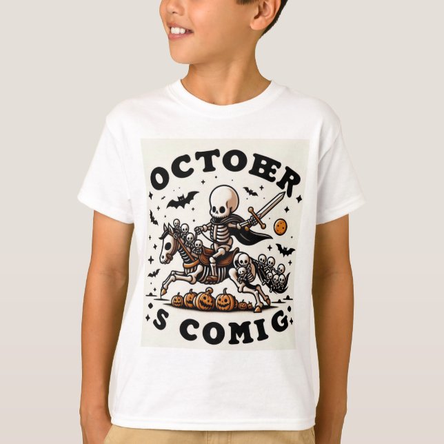 Camiseta de Halloween para los aficionados del Ske (Anverso)