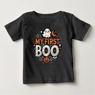 Camiseta de Halloween para mi primer bebé boo
