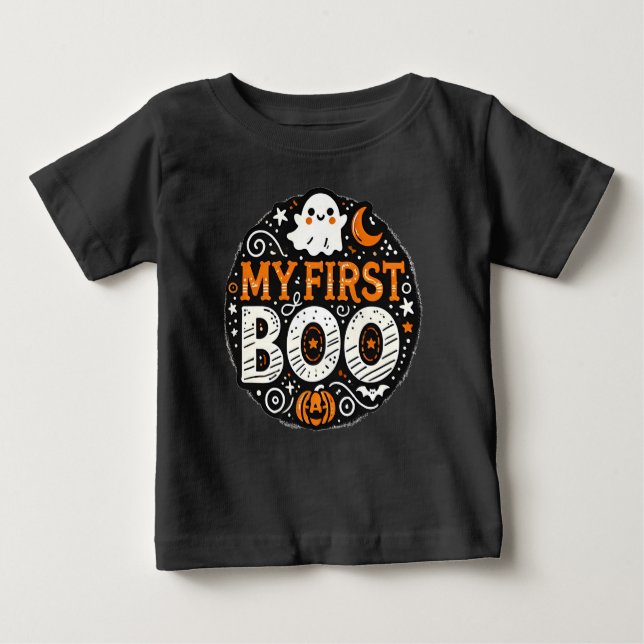 Camiseta de Halloween para mi primer bebé boo (Anverso)