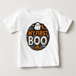 Camiseta de Halloween para mi primer bebé boo