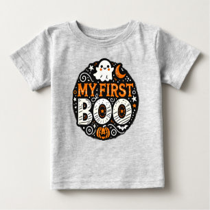 Camiseta de Halloween para mi primer bebé boo