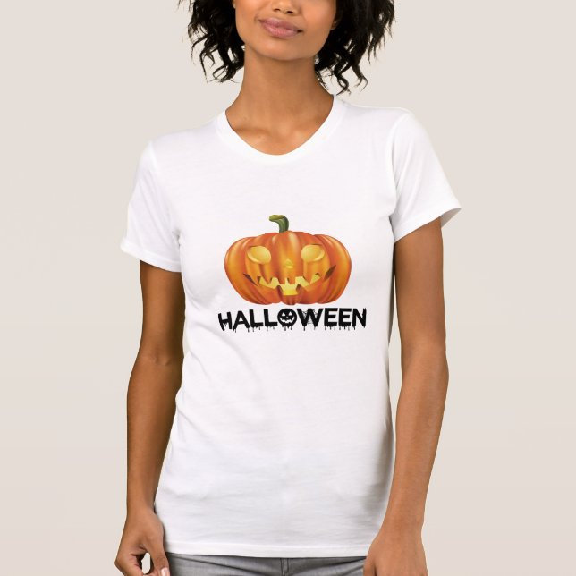 Camiseta de Halloween para mujeres (Anverso)