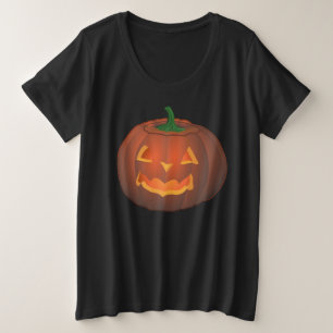 Camiseta de Halloween para mujeres Camiseta Jack-o
