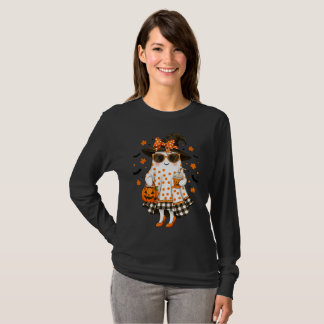 Camiseta de Halloween para mujeres fantasmas