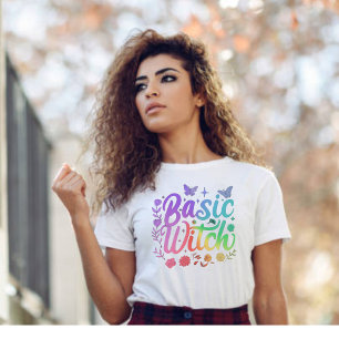 Camiseta de Halloween para mujeres modernas brujas