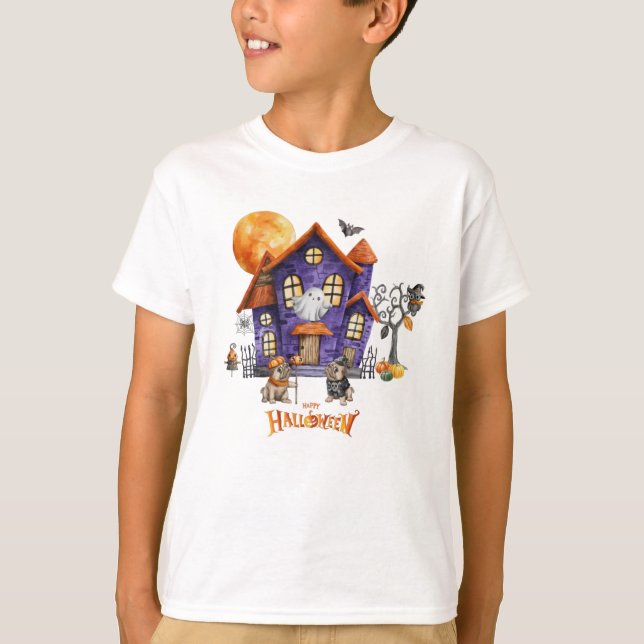 Camiseta de Halloween para niños (Anverso)