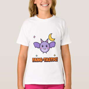 Camiseta de Halloween para niños de murciélago ado
