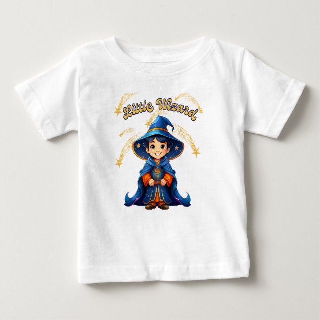 Camiseta de Halloween para niños: pequeño mago (Anverso)