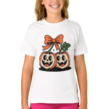 Camiseta de Halloween para niños Pumpkin Duo