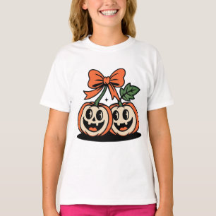 Camiseta de Halloween para niños Pumpkin Duo
