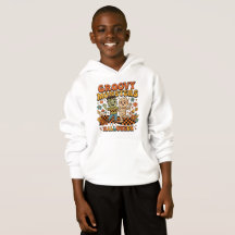 Camiseta de Halloween para niños, sudadera con mon