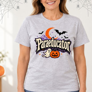 Camiseta de Halloween para paraeducador, Para Tee