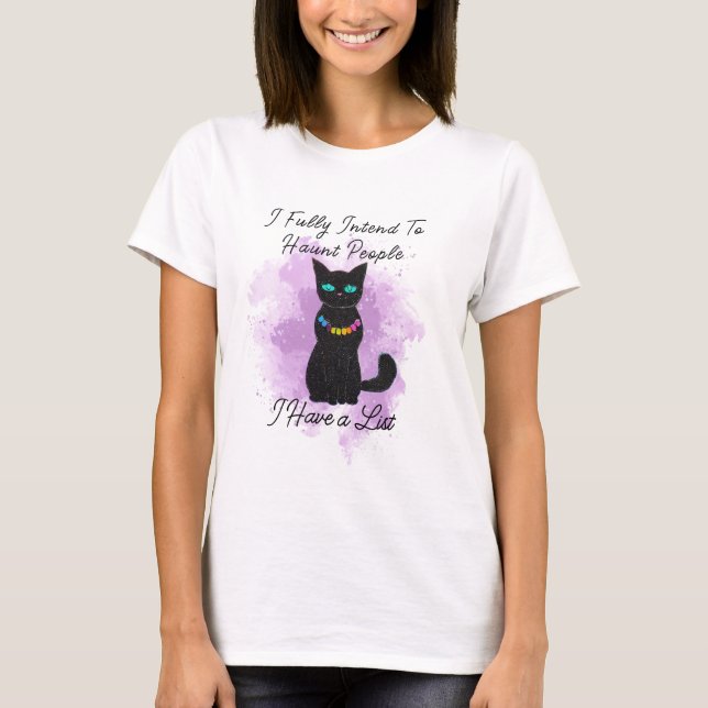 Camiseta de Halloween para personas de duelo, gráf (Anverso)