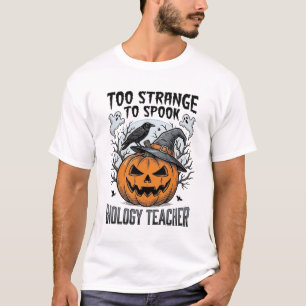 Camiseta de Halloween para profesor de biología Ca