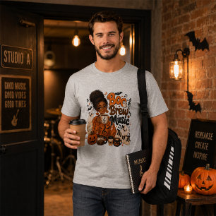 Camiseta de Halloween para profesores de música Bo