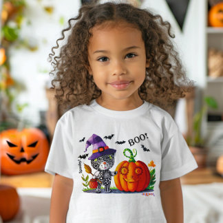 Camiseta de Halloween pequeña: oso de engranajes d