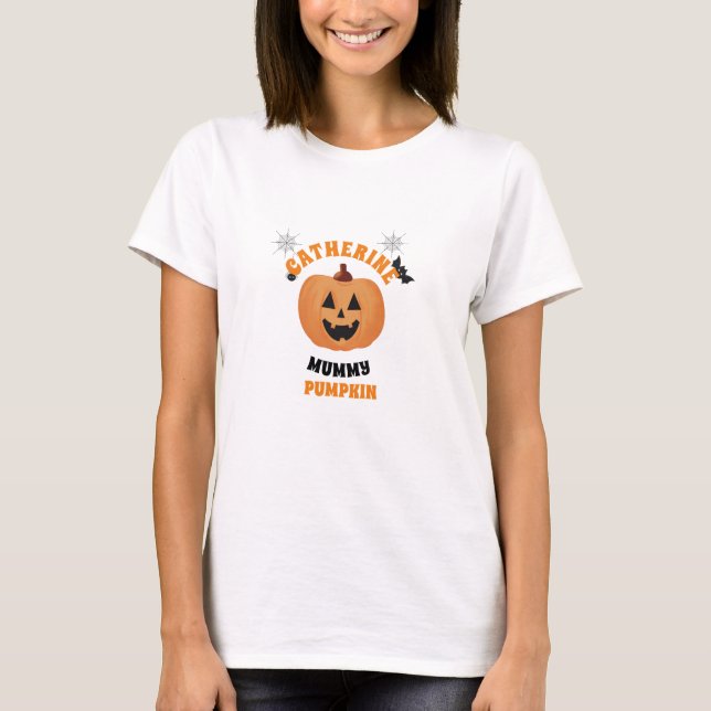 Camiseta de Halloween personalizada Mommy & Me (Anverso)