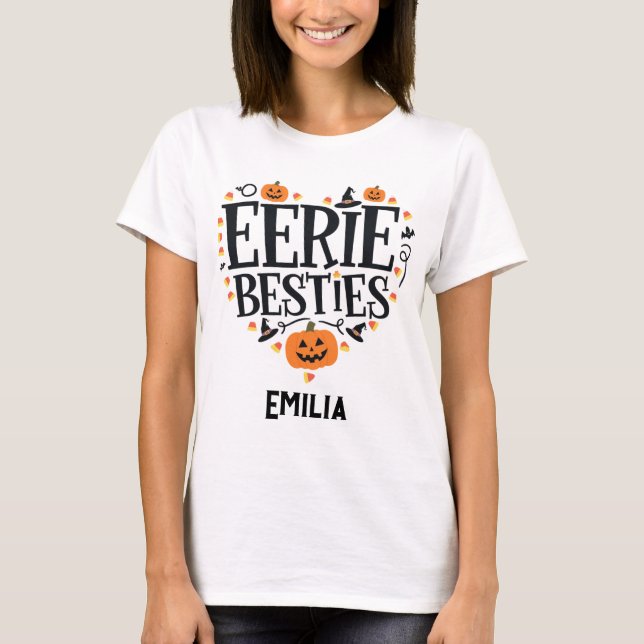 Camiseta de Halloween Personalizado de Eerie Besti (Anverso)