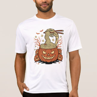 Camiseta de Halloween Ramen Calabaza
