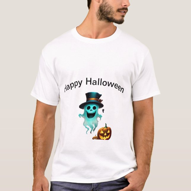 Camiseta de Halloween. Regalo de Halloween. Hallow (Anverso)