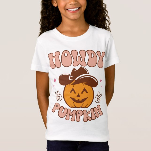 Camiseta de Halloween retro occidental (Anverso)