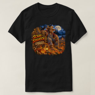 Camiseta de Halloween Scare-Squatch Espantapájaros