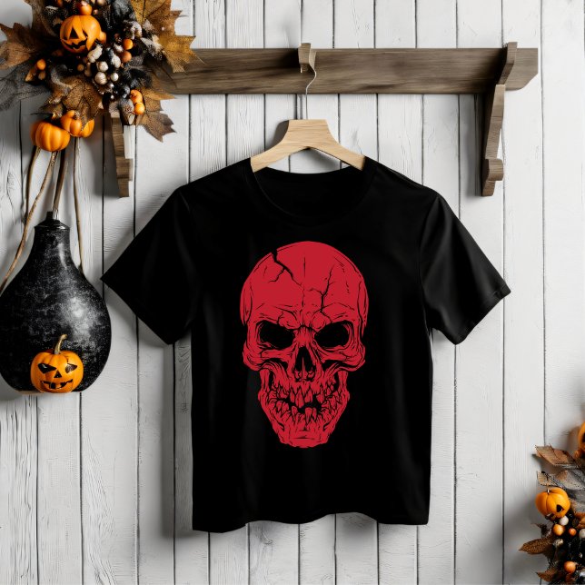 Camiseta de Halloween Scary Skull (Subido por el creador)