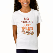 Camiseta de Halloween Sin Trucos Solo Golosinas